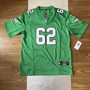 NFL Jason Daniel Kelce #62 Philadelphia Eagles Green Jersey